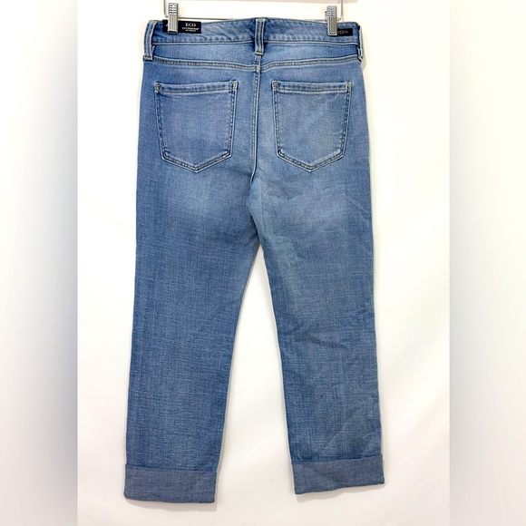Liverpool Charlie Crop Skinny with Wide Rolled Cuff in Champlain. Size … - Picture 8 of 12